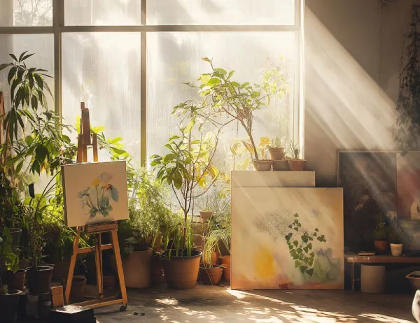 Naturally lit ADU interior with windows and open sightlines