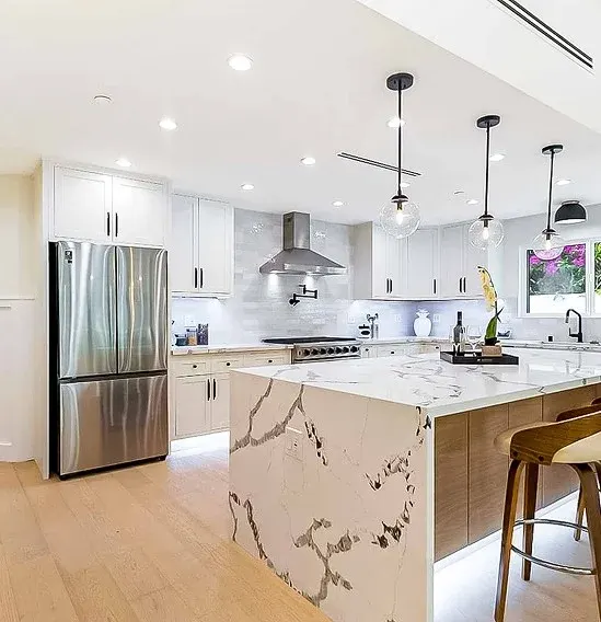 Fully remodeled luxury home interior with open layout