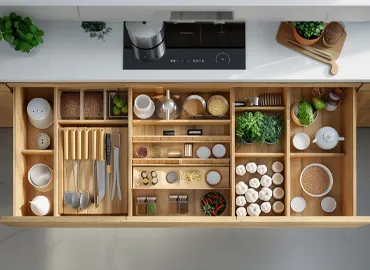 Integrated appliance detail