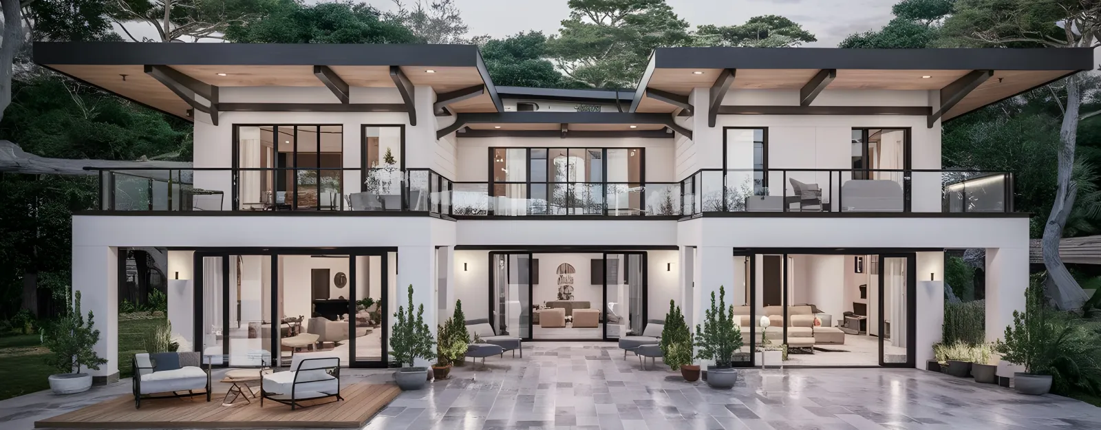 Beautifully remodeled home interior with warm natural light