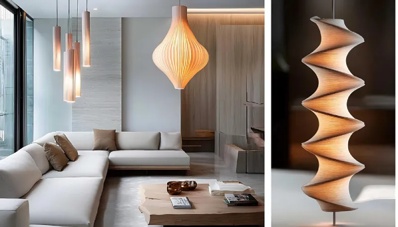 Contemporary detached ADU interior with modern finishes and neutral palette