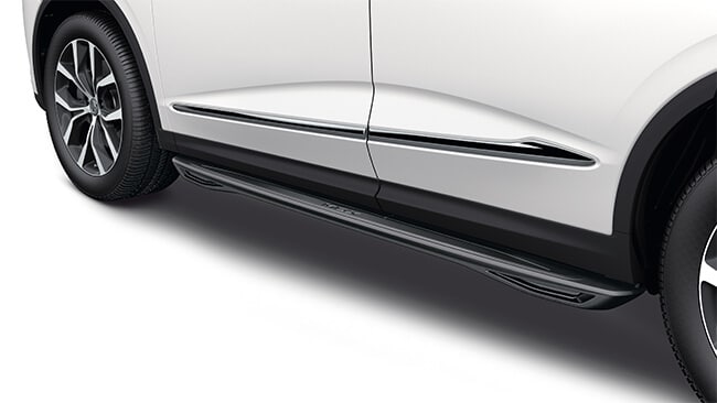 Running Boards with Black Accent Trim