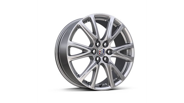 20" polished aluminum wheels