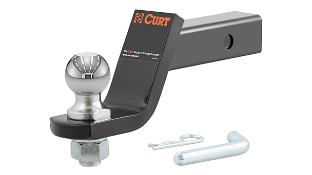 Hitch Ball Mount (Pre-loaded Trailer Hitch, 2" Receiver, 4" Drop, 2" Ball) (Dealer Installed Accessory**)