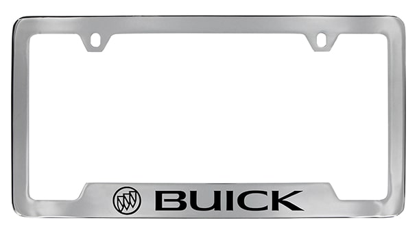 License Plate Frames (Chrome with Buick Logo and Buick Script) (Dealer Installed Accessory**)