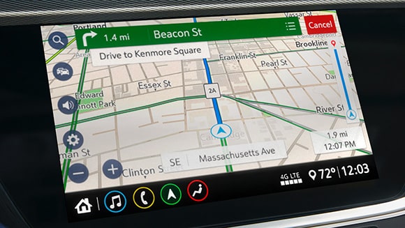 Buick® Infotainment System with Navigation and 8" diagonal color touch-screen