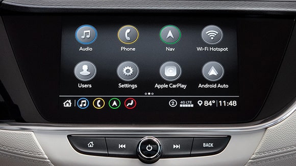 Buick® Infotainment System with 8" diagonal color touch-screen
