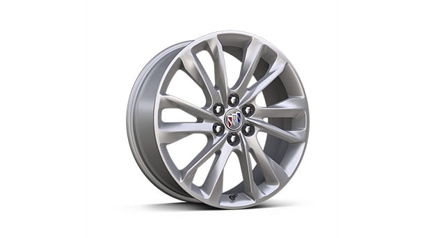 20" aluminum wheels with Avenir Pearl Nickel finish