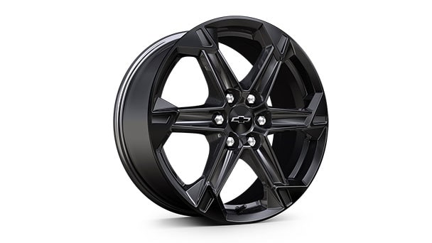 18" High Gloss Black painted aluminum wheels