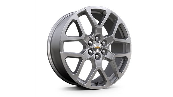 20" Bright Silver aluminum wheels