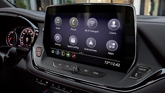 Chevrolet Infotainment 3 Premium system with connected Navigation and 10.2" diagonal color touch-screen