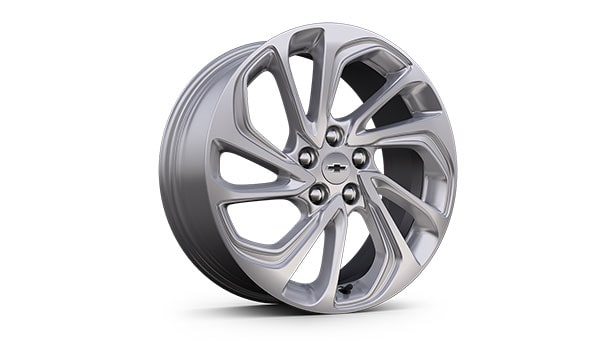 17" Silver painted aluminum wheels