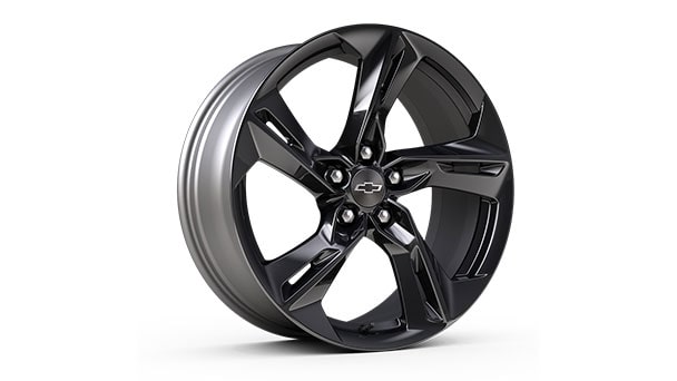 20" 5-spoke, Carbon Flash-painted aluminum wheels