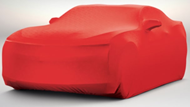Premium indoor vehicle cover, Red