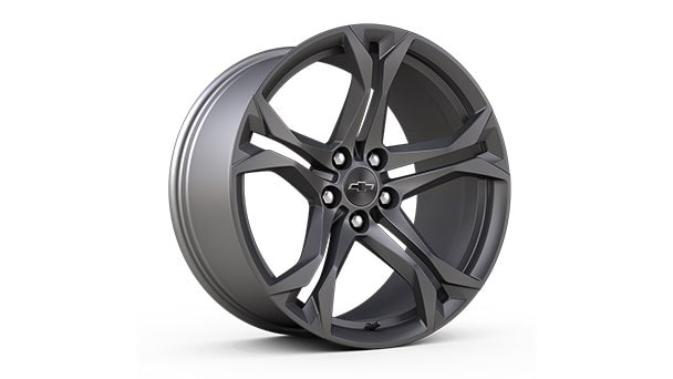 20" Satin Graphite forged-aluminum wheels with summer-only tires