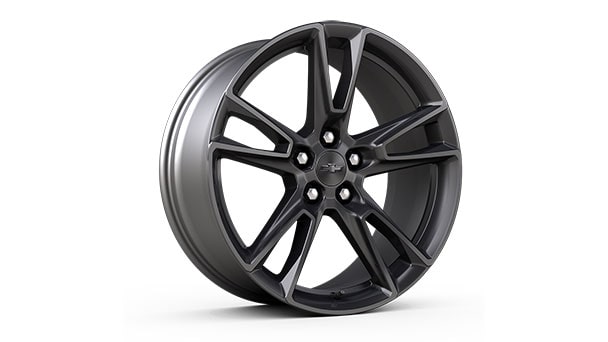 20" SS 5-split spoke Satin Black wheels with summer-only tires