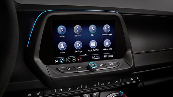 Chevrolet Infotainment 3 Premium System with Navigation and 8" diagonal HD color touchscreen