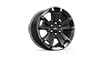 17" painted Black aluminum wheels