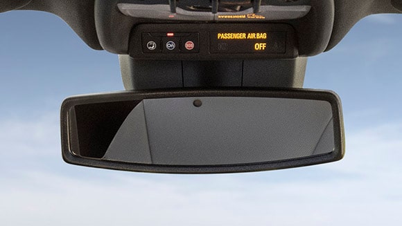 Inside rearview auto-dimming mirror