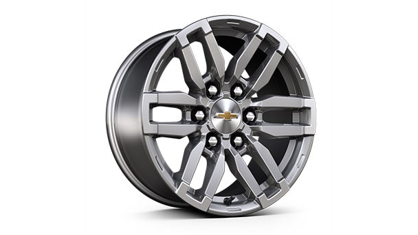 17" Argent Metallic aluminum wheels