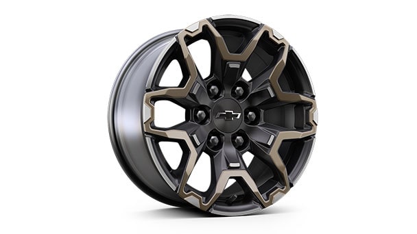 17" Graphite and Oxide Gold aluminum wheels