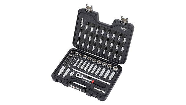 Tool Kits (61-Piece Tool Kit with 3/8-Inch Drive Socket Set)