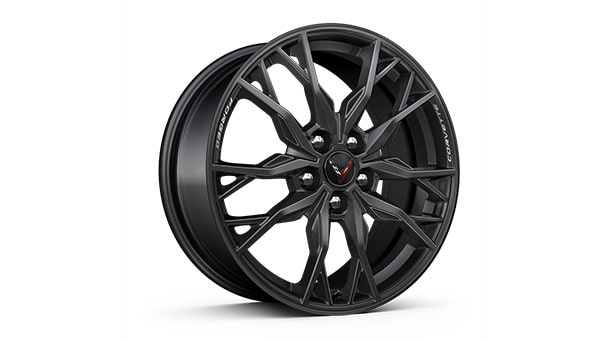 19" front/20" rear 20-spoke Gloss Black forged aluminum wheels