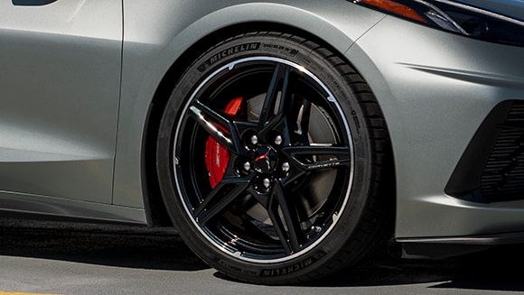 Michelin® Pilot® Sport 4S 245/35ZR19 front and 305/30ZR20 rear, high performance, run-flat summer-only tires