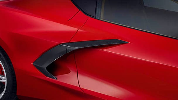 Visible Carbon Fiber intake trim, Genuine Corvette Accessory