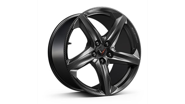 20" front/21" rear visible carbon fiber wheels