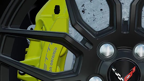 Edge Yellow-painted brake calipers