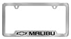 License Plate Frames (Chrome with Bowtie Logo and Malibu Script)
