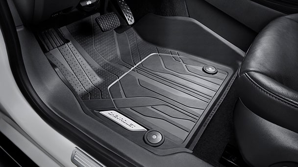 Front and rear all-weather floor liners