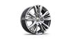 22" painted aluminum wheels with Chrome inserts