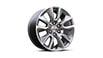 20" Bright Silver painted aluminum wheels