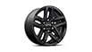 18" High gloss Black painted aluminum wheels