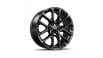 22" High Gloss Black multi-spoke wheels