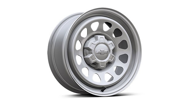 17" Ultra Silver painted steel wheels