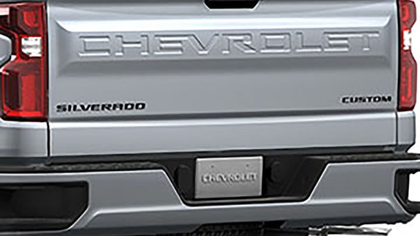 Black Silverado and trim nameplates