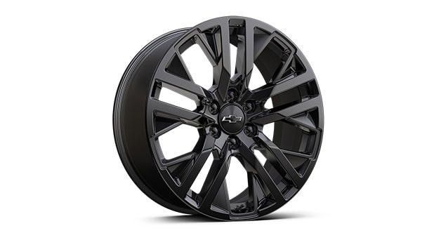 22" High Gloss Black wheels