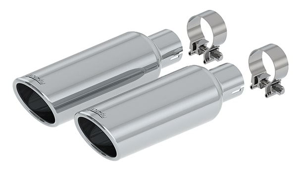 Exhaust Upgrade Systems (Bright Chrome Dual Exit Exhaust Tip Set)
