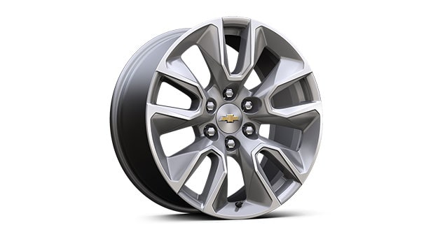 20" Bright Silver painted aluminum wheels