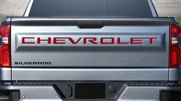 Decals (3-D Urethane CHEVROLET Tailgate Lettering in Gloss Red)