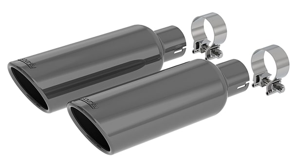Exhaust Upgrade Systems (Black Chrome Dual Exit Exhaust Tip Set)