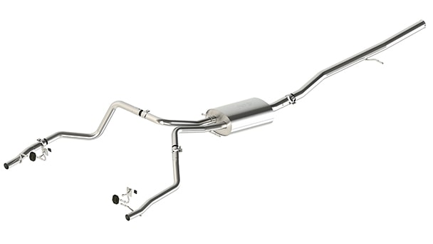Exhaust Upgrade Systems (Cat-Back Dual-Split Rear-Exit Under-the-Bumper for Short Wheel Base Models)