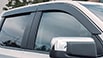 Deflectors (Double Cab Low-Profile Tape-On Side Window Deflector in Smoke Black)