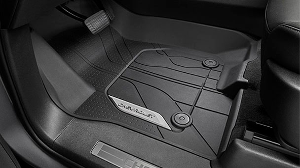 First and second row all-weather floor liners