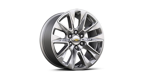 20" polished aluminum wheels