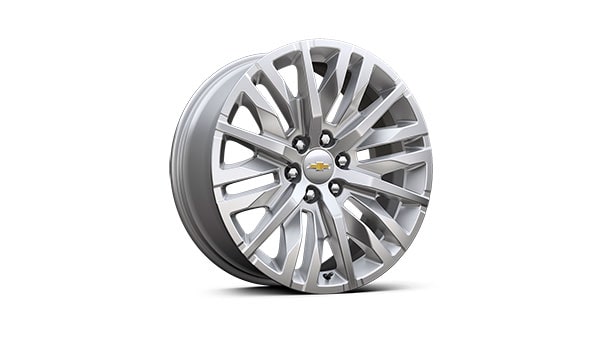 22" Polished aluminum wheels