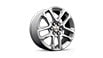 18" Bright Silver painted aluminum wheels